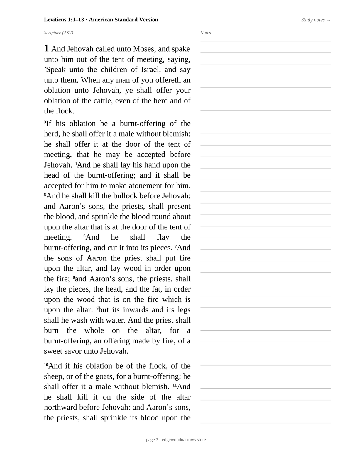 Leviticus — ASV Digital Download