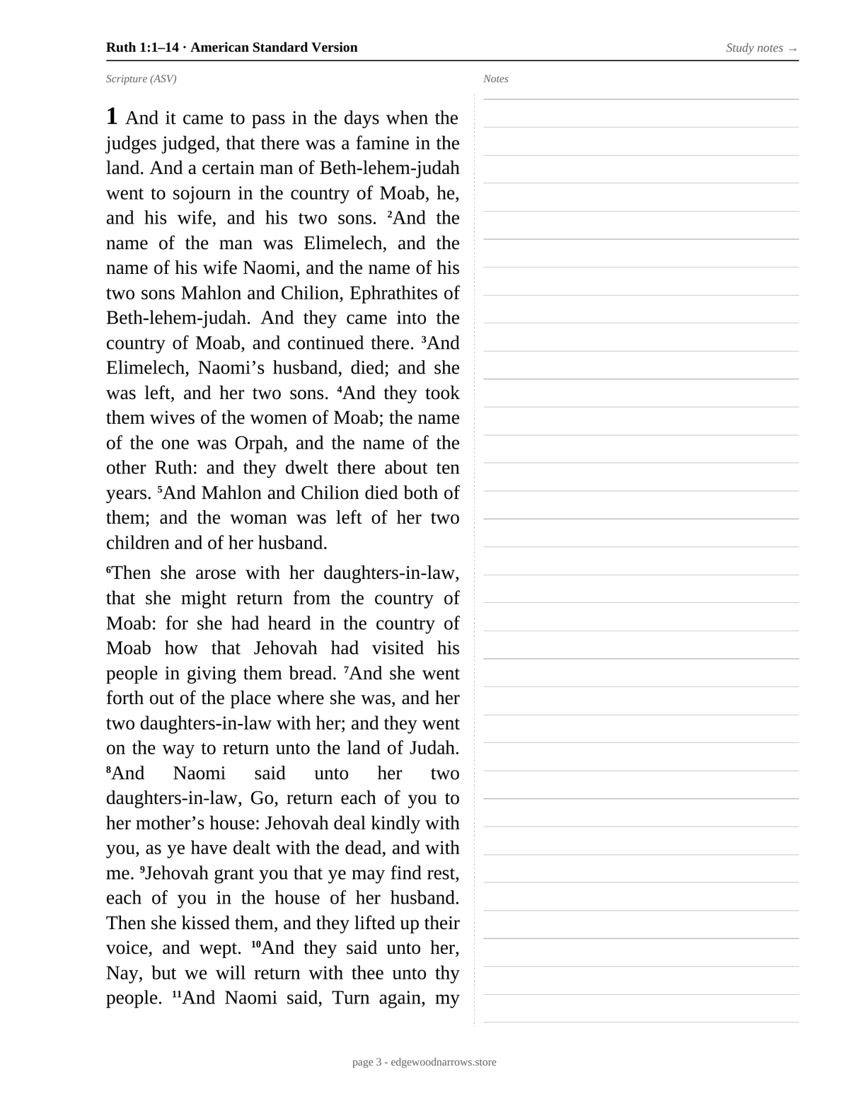 Ruth — ASV Digital Download