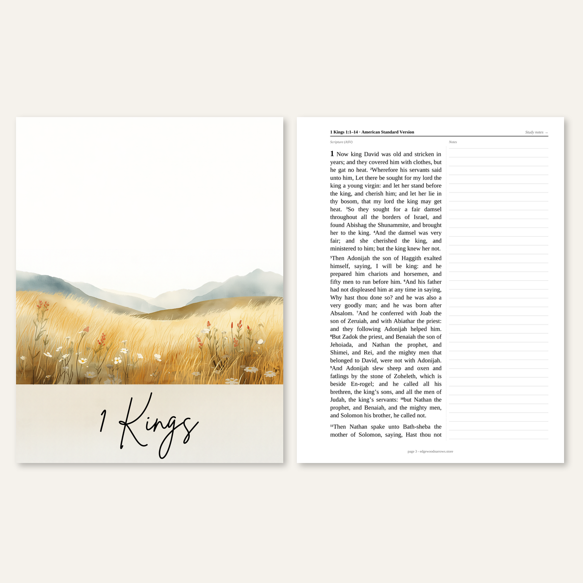 1 Kings — ASV Digital Download