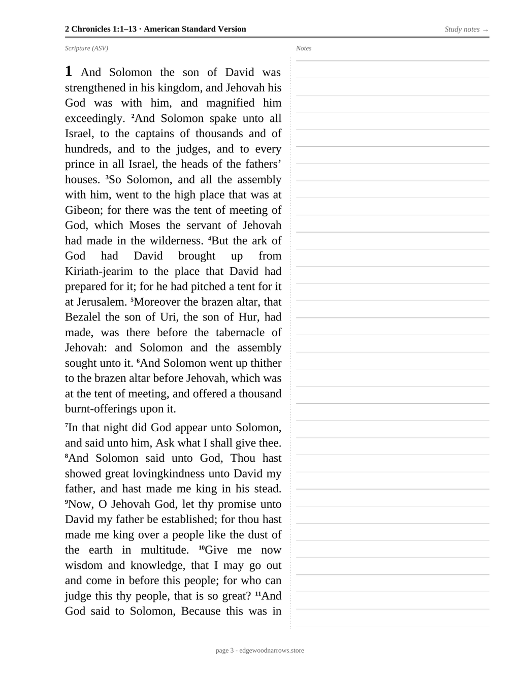2 Chronicles — ASV Digital Download