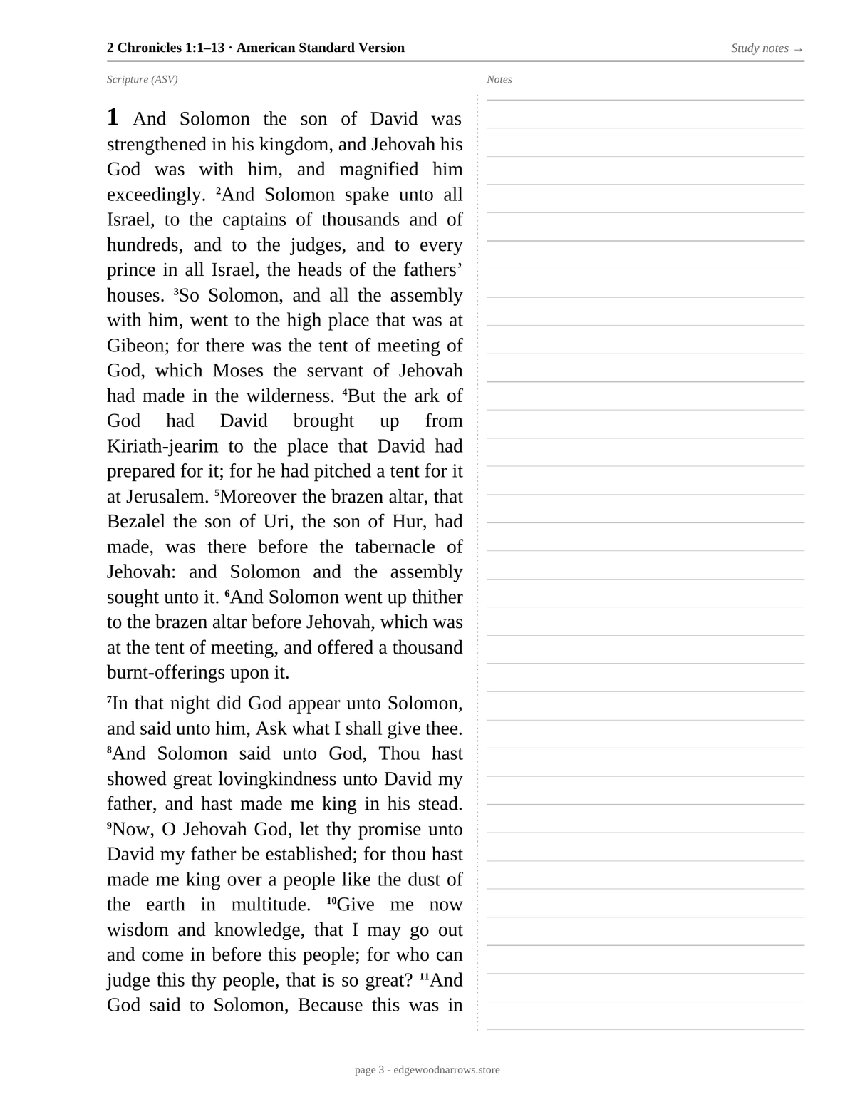 2 Chronicles — ASV Digital Download