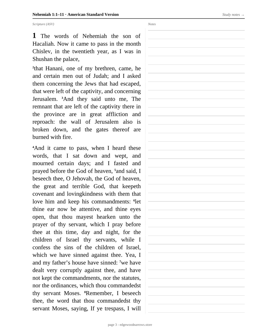 Nehemiah — ASV Digital Download
