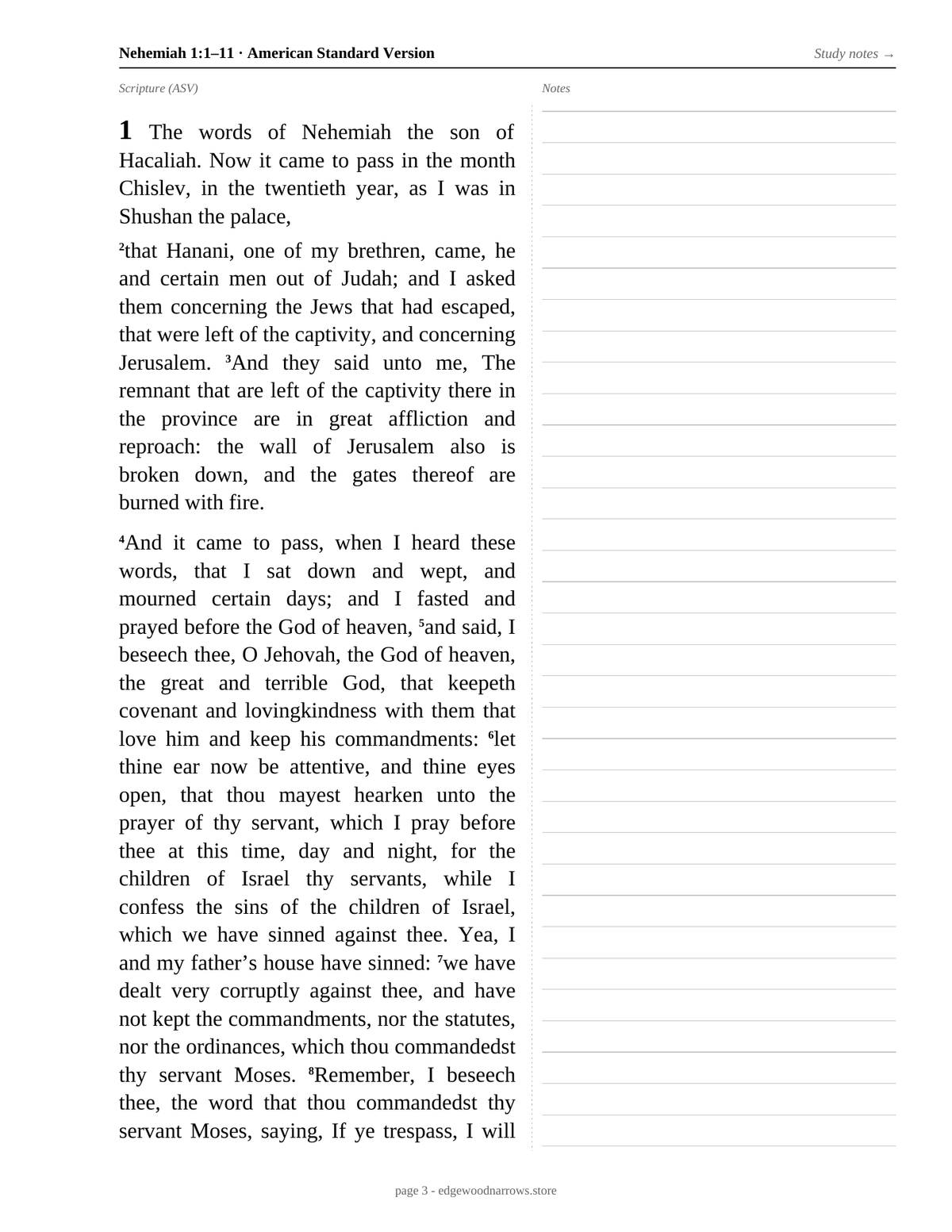 Nehemiah — ASV Digital Download