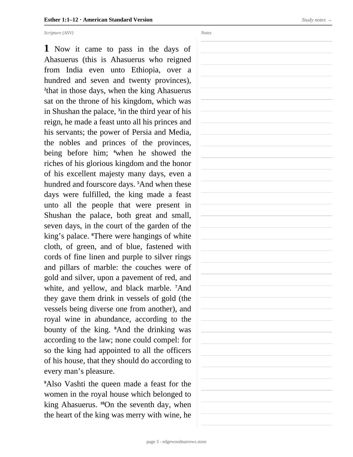 Esther — ASV Digital Download