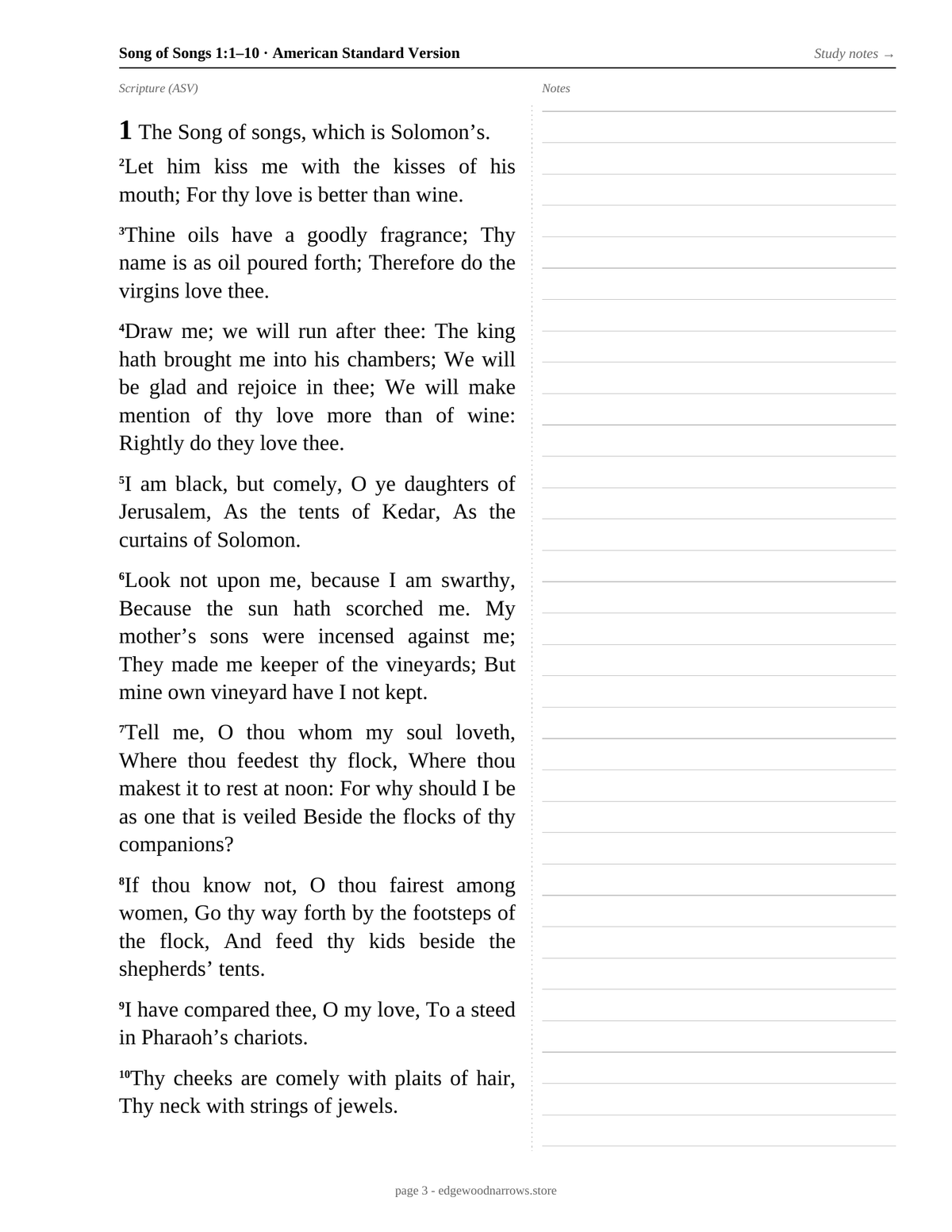 Song of Songs — ASV Digital Download