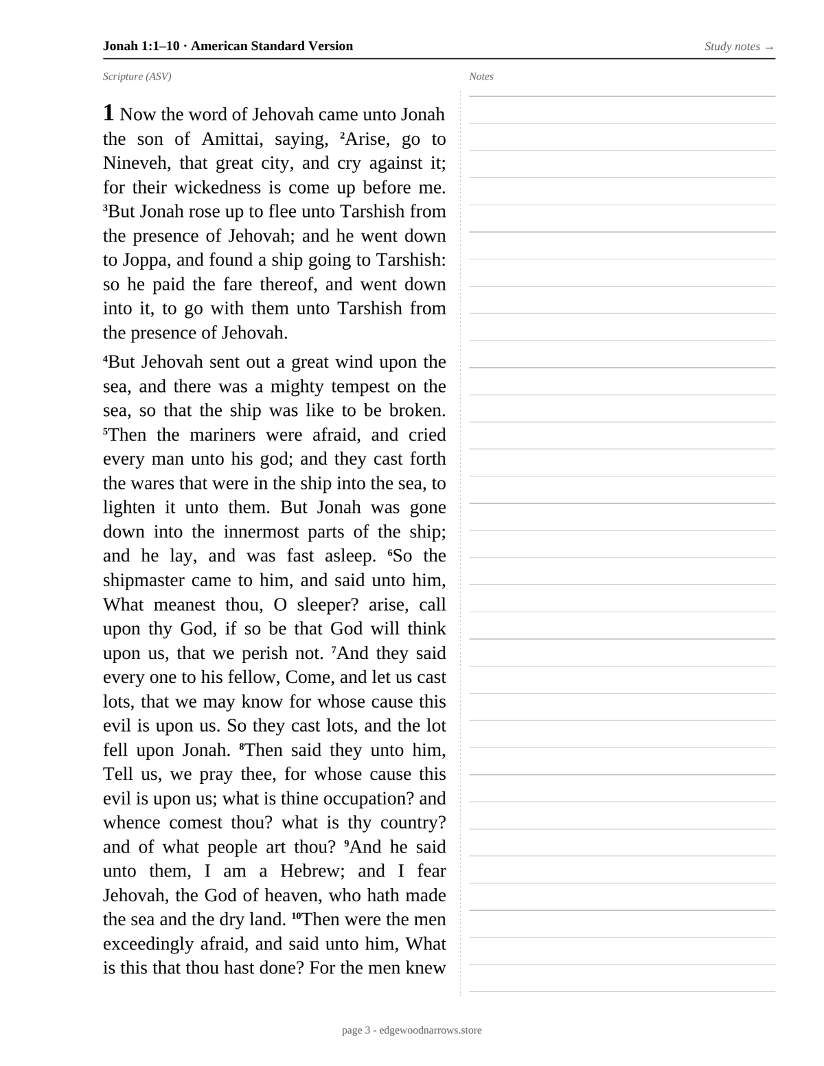 Jonah — ASV Digital Download