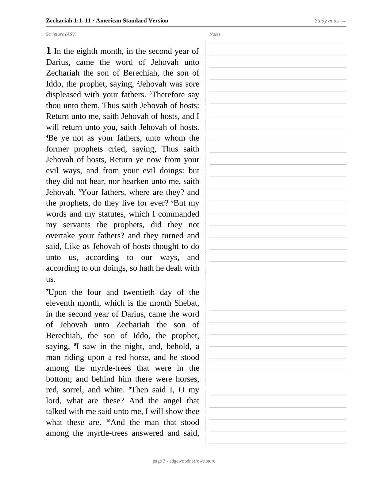 Zechariah — ASV Digital Download
