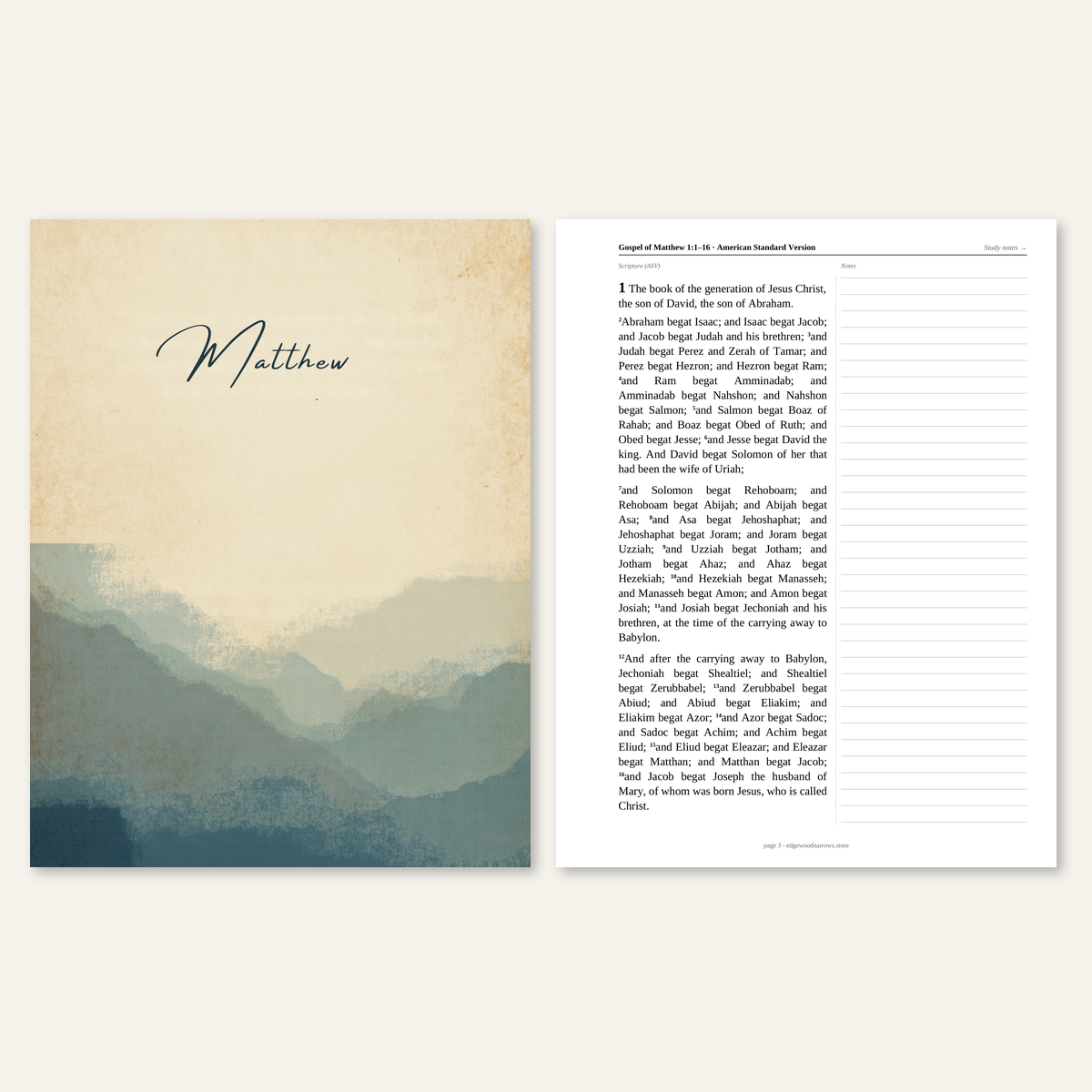 Gospel of Matthew — ASV Digital Download