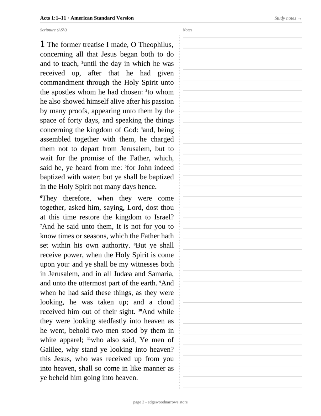 Acts — ASV Digital Download