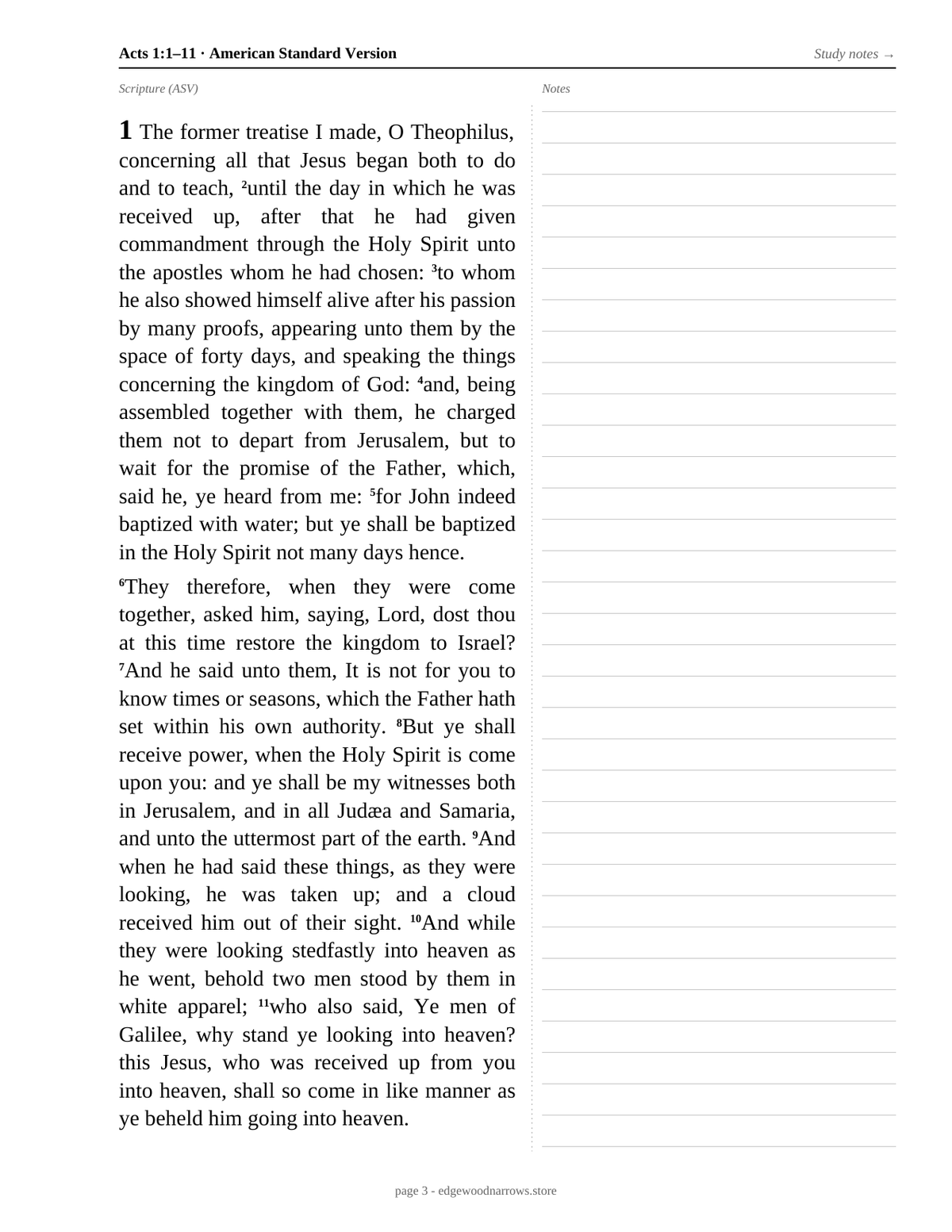 Acts — ASV Digital Download