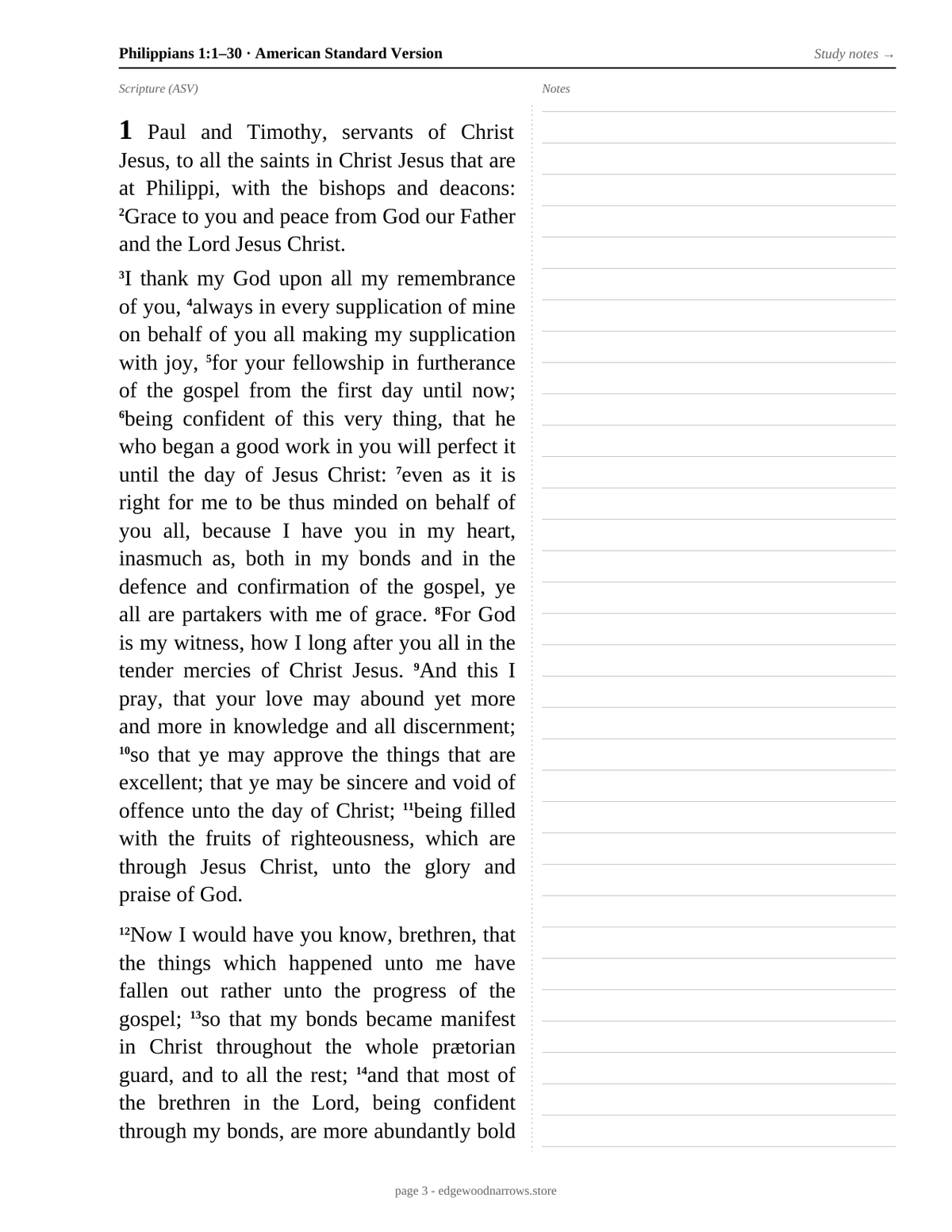 Philippians — ASV Digital Download