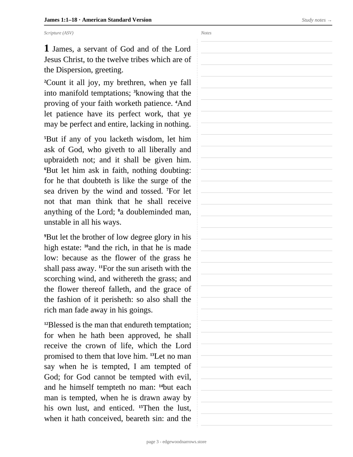 James — ASV Digital Download