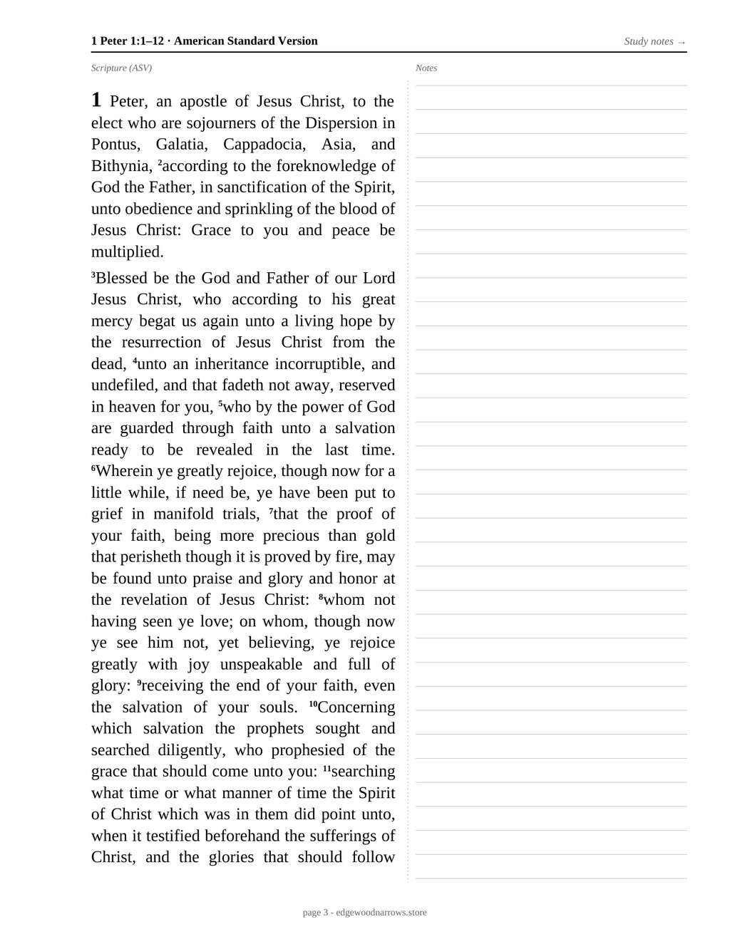 1 Peter — ASV Digital Download