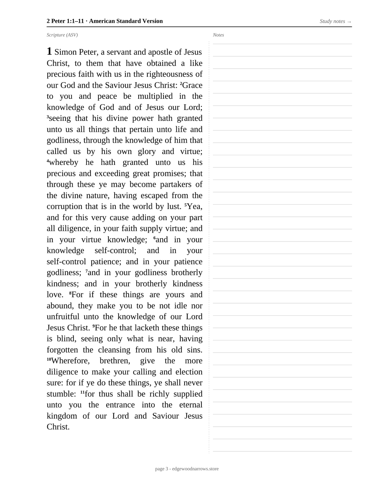 2 Peter — ASV Digital Download
